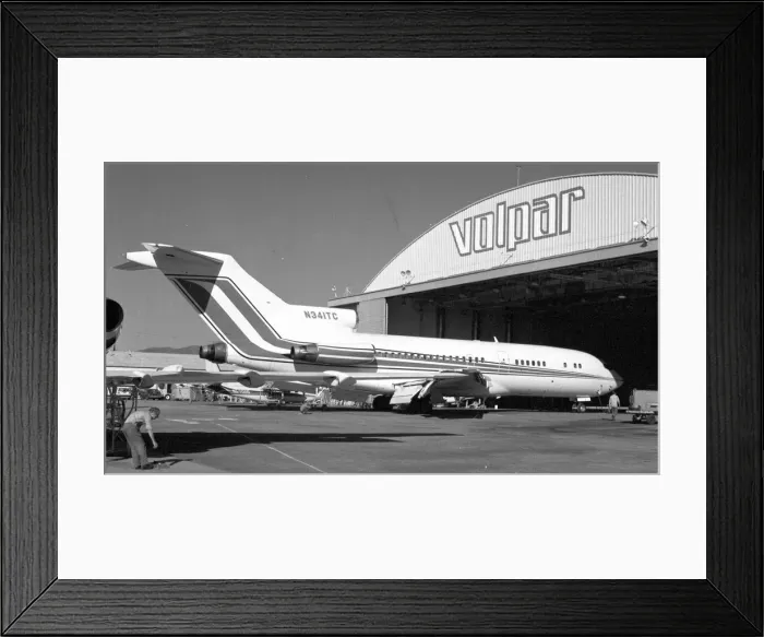 Framed Print : Boeing 727-22 N341TC Framed Print : Boeing 727-22 N341TC