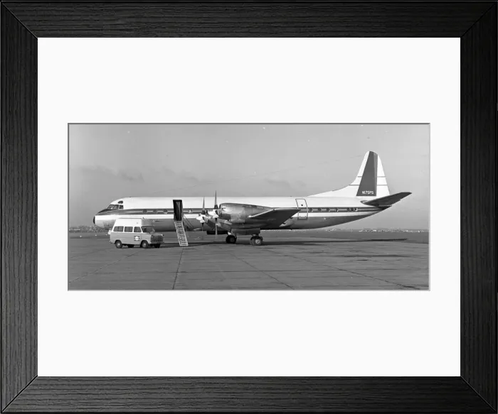 Framed Print : Lockheed L-188C Electra N175PS Framed Print : Lockheed L-188C Electra N175PS