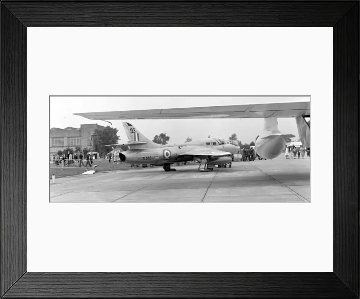 Framed Print : Royal Air Force - Hawker Hunter T. 7 XL592 Framed Print : Royal Air Force - Hawker Hunter T. 7 XL592