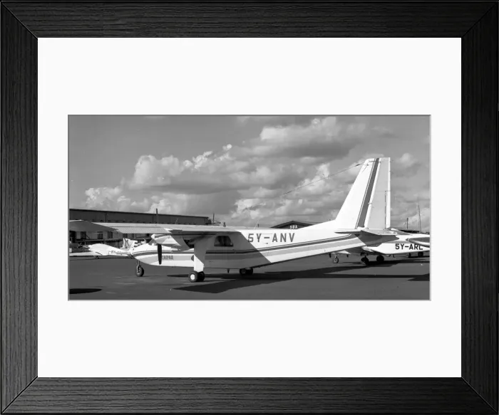 Framed Print : Britten-Norman BN-2A Islander 5Y-ANV Framed Print : Britten-Norman BN-2A Islander 5Y-ANV