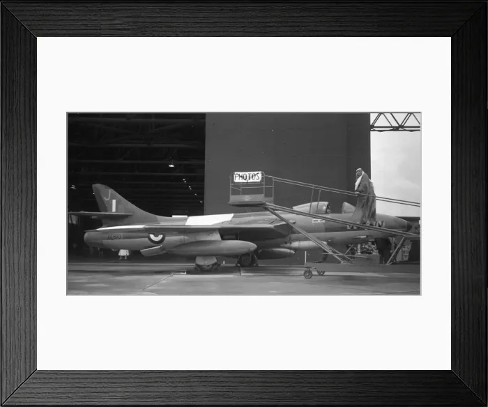 Framed Print : Royal Air Force - Hawker Hunter F. 6 XE610 Framed Print : Royal Air Force - Hawker Hunter F. 6 XE610