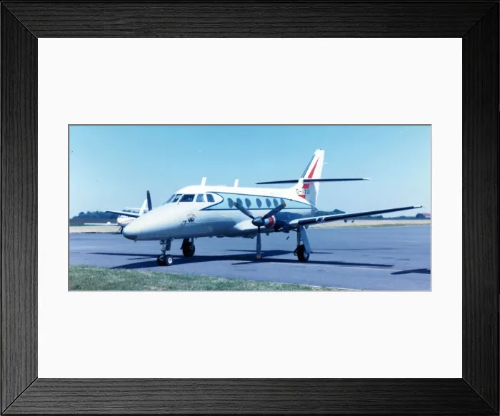 Framed Print : Handley Page Jetstream 100 G-AXUI Framed Print : Handley Page Jetstream 100 G-AXUI