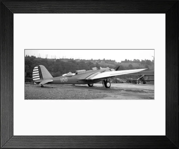 Framed Print : United States Army Air Corps - Martin B-10B 34-100 Framed Print : United States Army Air Corps - Martin B-10B 34-100