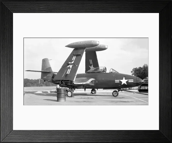 Framed Print : United States Navy - McDonnell F2H-2 Banshee 125065 Framed Print : United States Navy - McDonnell F2H-2 Banshee 125065