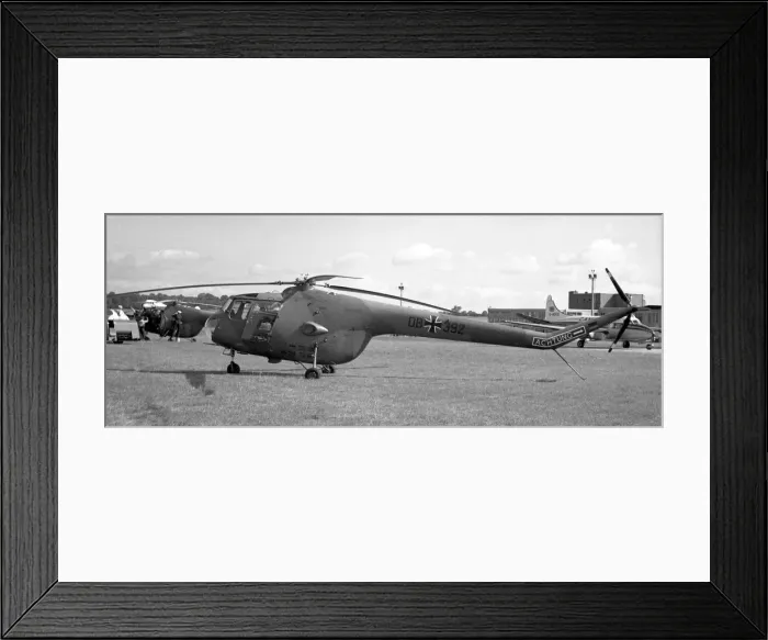 Framed Print : Luftwaffe - Bristol 171 Sycamore Mk. 52 DB+392 Framed Print : Luftwaffe - Bristol 171 Sycamore Mk. 52 DB+392