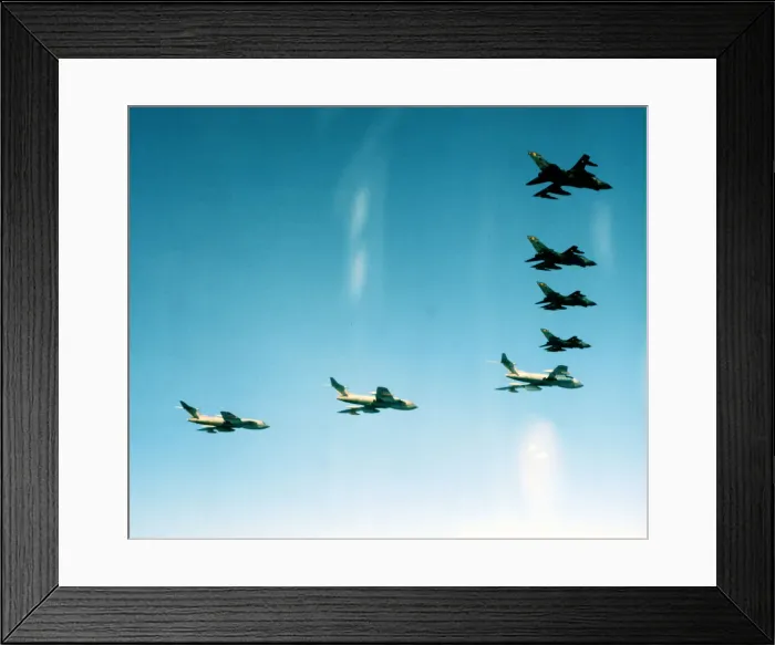 Framed Print : RAF - 3x Handley Page Victor K. 2 + 4x Tornado GR. 1 bombers Framed Print : RAF - 3x Handley Page Victor K. 2 + 4x Tornado GR. 1 bombers