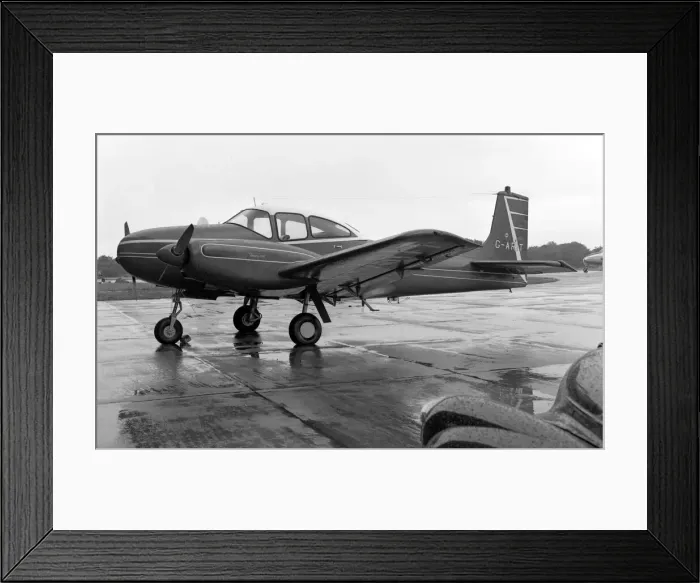 Framed Print : Temco - Riley D. 16 Twin Navion G-ARIT