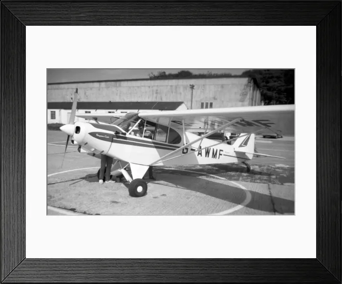 Framed Print : Piper PA-18 Super Cub G-AWMP Framed Print : Piper PA-18 Super Cub G-AWMP
