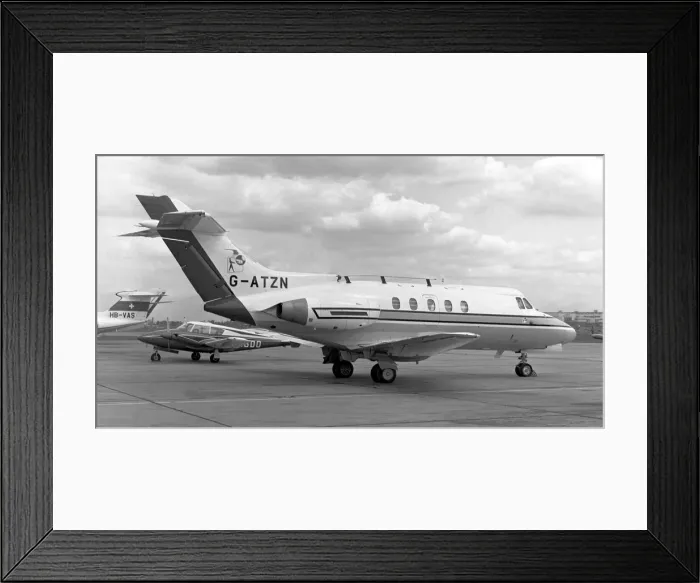 Framed Print : Hawker Siddeley HS-125-3A G-ATZN Framed Print : Hawker Siddeley HS-125-3A G-ATZN