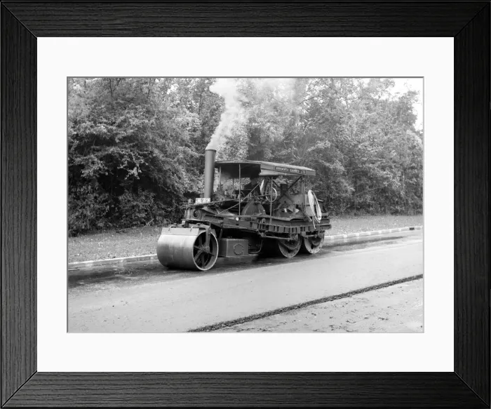 Framed Print : Robey Tandem Roller number 43755 Framed Print : Robey Tandem Roller number 43755