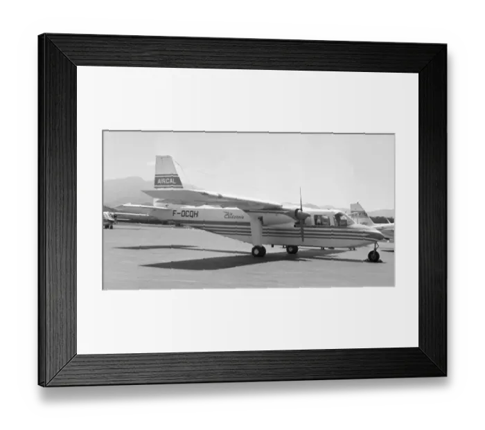 Framed Print : Britten-Norman BN-2A Islander F-OCQH Framed Print : Britten-Norman BN-2A Islander F-OCQH