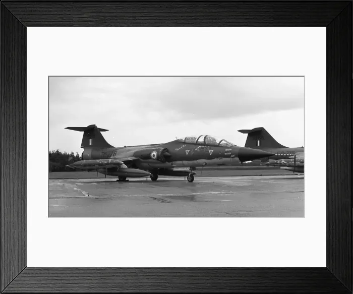 Framed Print : Lockheed TF-104G Starfighter 22278 Framed Print : Lockheed TF-104G Starfighter 22278