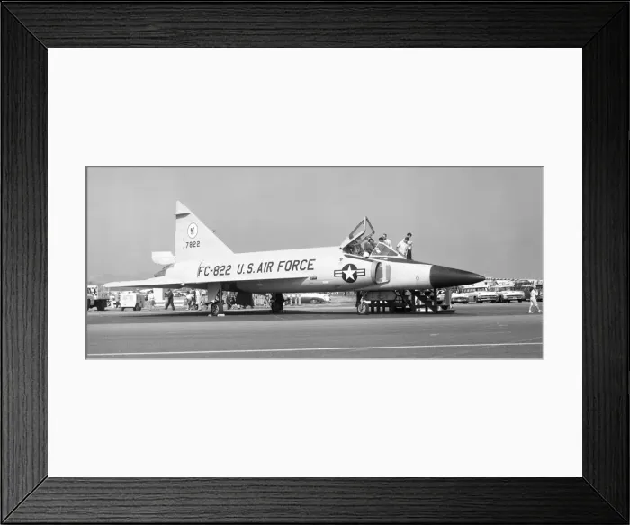 Framed Print : Convair F-102A Delta Dagger 57-0822 Framed Print : Convair F-102A Delta Dagger 57-0822