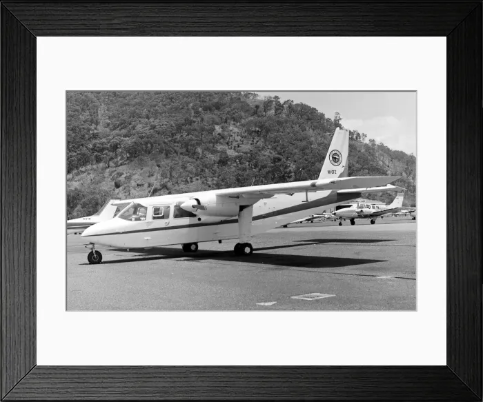 Framed Print : Britten-Norman BN. 2A Islander VH-CFZ Framed Print : Britten-Norman BN. 2A Islander VH-CFZ