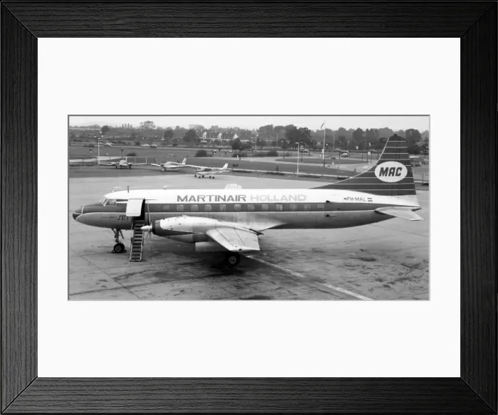 Framed Print : Convair CV-640 PH-MAL Framed Print : Convair CV-640 PH-MAL