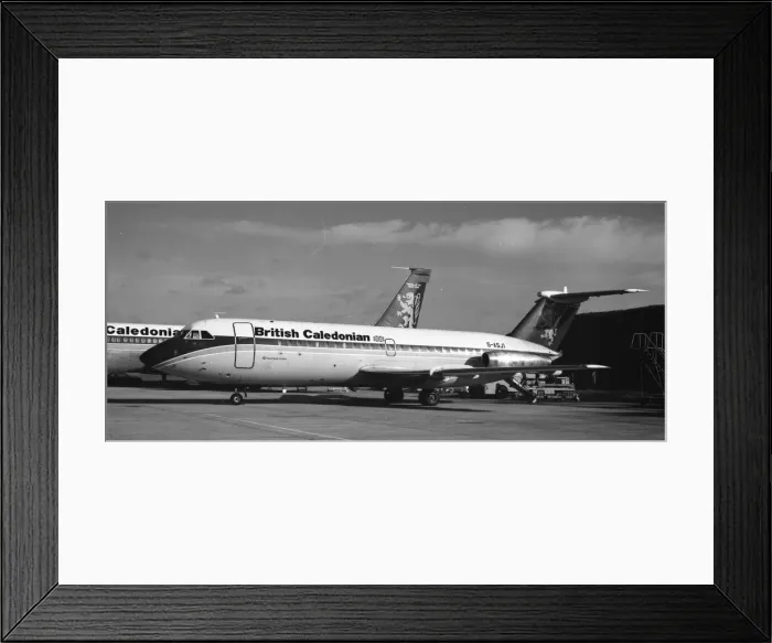 Framed Print : BAC 1-11-200 G-ASJI Framed Print : BAC 1-11-200 G-ASJI