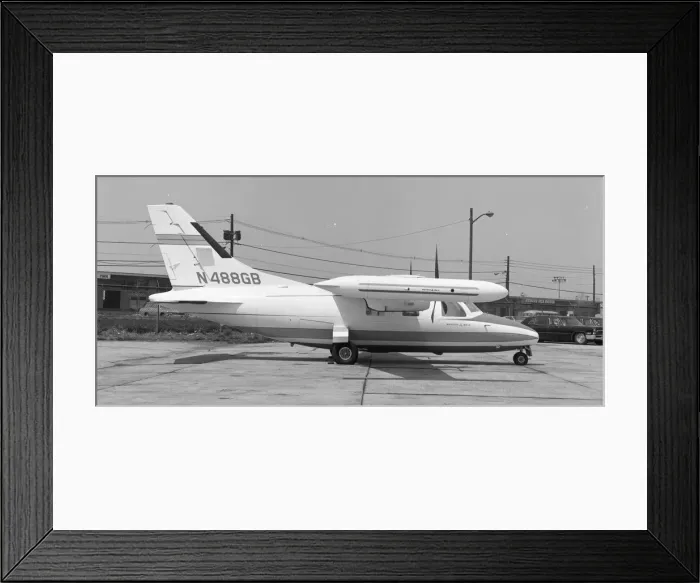 Framed Print : Mitsubishi MU-2B-20 N488GB Framed Print : Mitsubishi MU-2B-20 N488GB