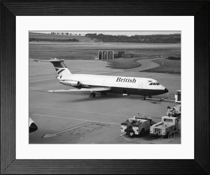 Framed Print : BAC 1-11-400 G-AWBL Framed Print : BAC 1-11-400 G-AWBL