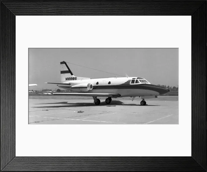 Framed Print : North American - Rockwell Sabre 40 N999BS