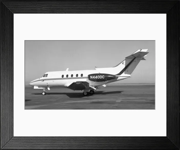 Framed Print : Hawker Siddeley HS. 125 N440DC Framed Print : Hawker Siddeley HS. 125 N440DC
