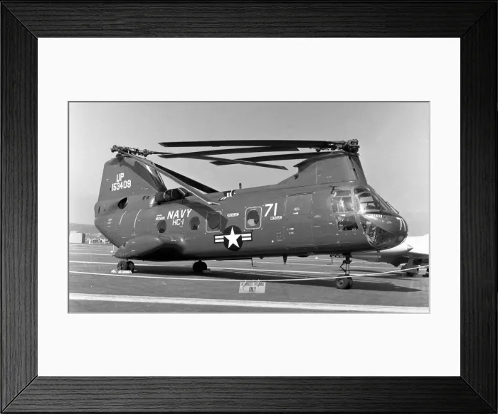 Framed Print : Vertol UH-46D 153409 Framed Print : Vertol UH-46D 153409
