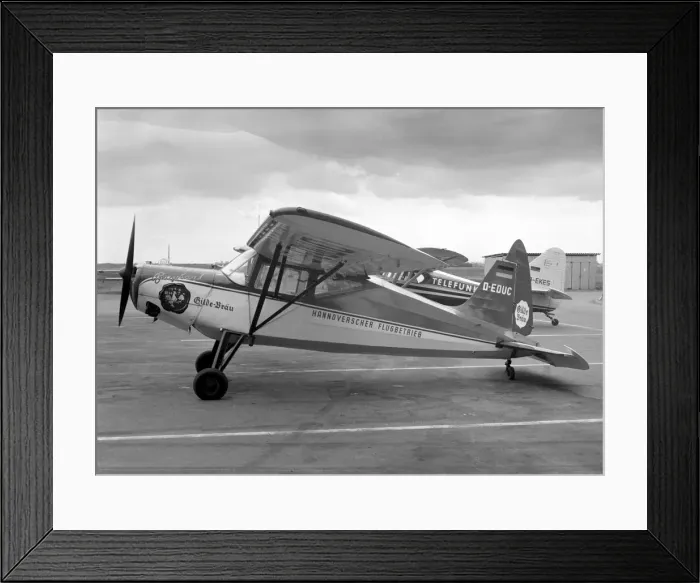 Framed Print : Skandinavisk Aero Industri KZ. VII Laerke Framed Print : Skandinavisk Aero Industri KZ. VII Laerke