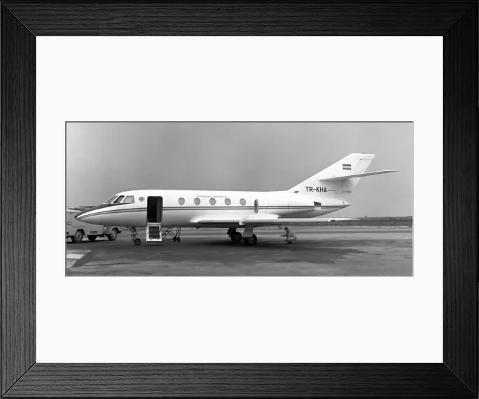 Framed Print : Dassault Mystere 20 TR-KHA Framed Print : Dassault Mystere 20 TR-KHA