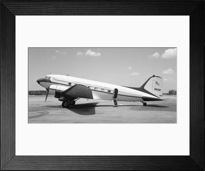 Framed Print : Douglas DC-3 N60R Framed Print : Douglas DC-3 N60R