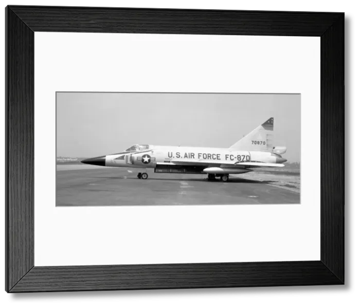 Framed Print : Convair F-102A Delta Dagger 57-0870 Framed Print : Convair F-102A Delta Dagger 57-0870