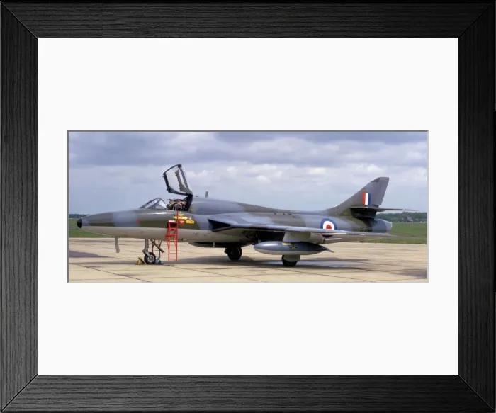 Framed Print : Hawker Hunter T. 8B XF967 Framed Print : Hawker Hunter T. 8B XF967