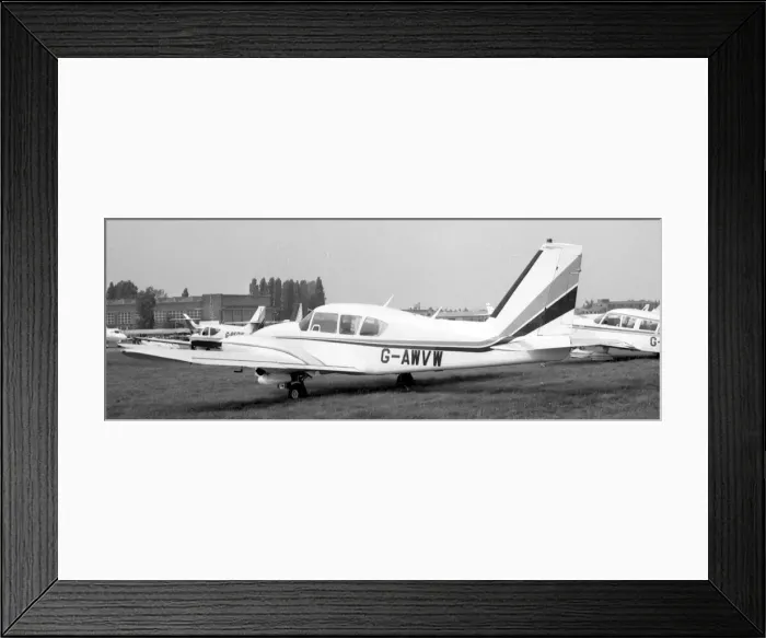Framed Print : Piper PA-23-250 Aztec G-AWVW