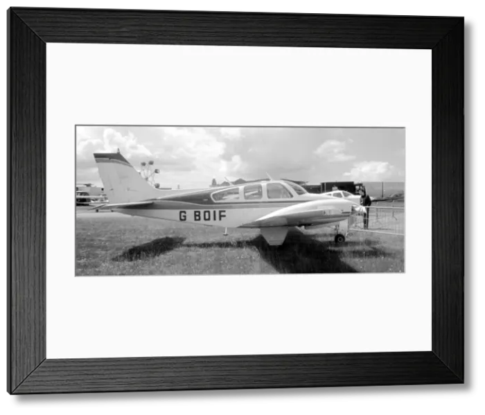 Framed Print : Beechcraft 95-B55 Baron G-BOIF Framed Print : Beechcraft 95-B55 Baron G-BOIF