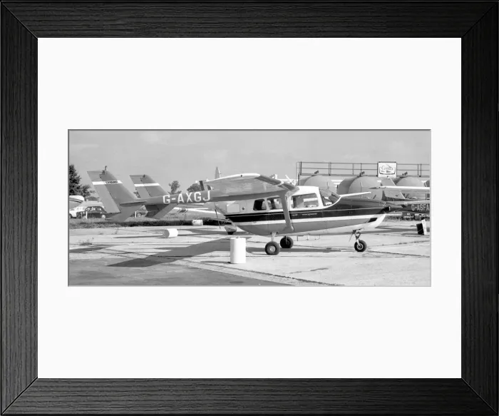 Framed Print : Cessna 337D Super Skymaster G-AXGJ Framed Print : Cessna 337D Super Skymaster G-AXGJ