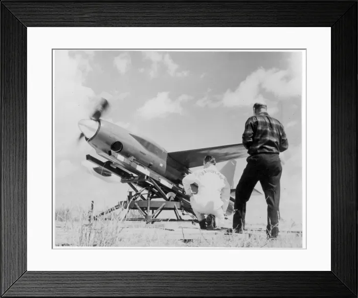 Framed Print : Radioplane RP-77D Framed Print : Radioplane RP-77D