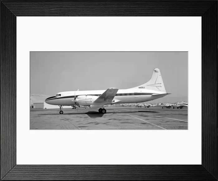 Framed Print : Convair CV-580 N400J Framed Print : Convair CV-580 N400J