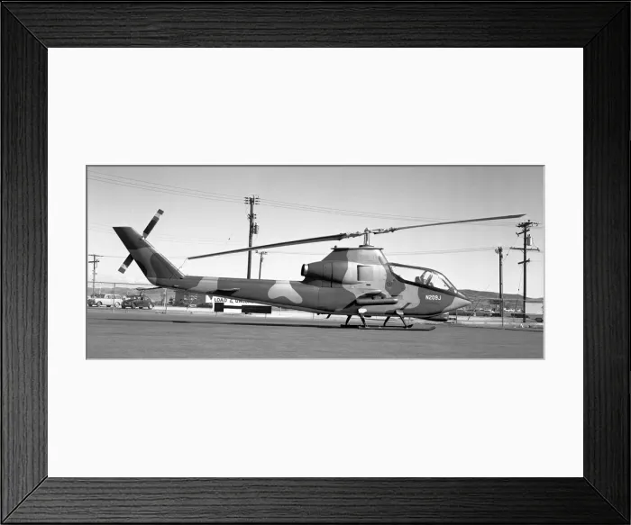 Framed Print : Bell 209 Cobra N209J Framed Print : Bell 209 Cobra N209J
