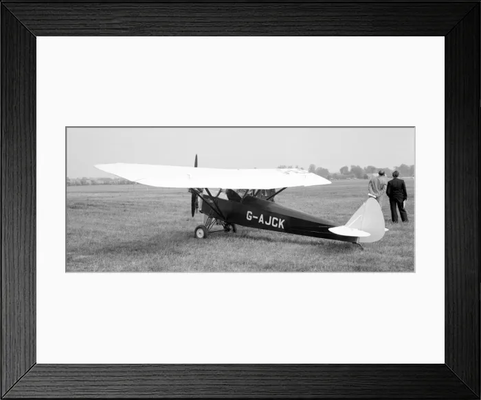 Framed Print : Heath Parasol G-AJCK Framed Print : Heath Parasol G-AJCK