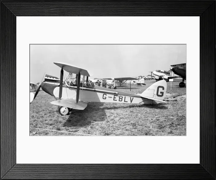Framed Print : de Havilland Canada DH. 60G Moth G-EBLV Framed Print : de Havilland Canada DH. 60G Moth G-EBLV
