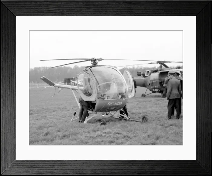 Framed Print : Hughes 269A SE-HDO Framed Print : Hughes 269A SE-HDO
