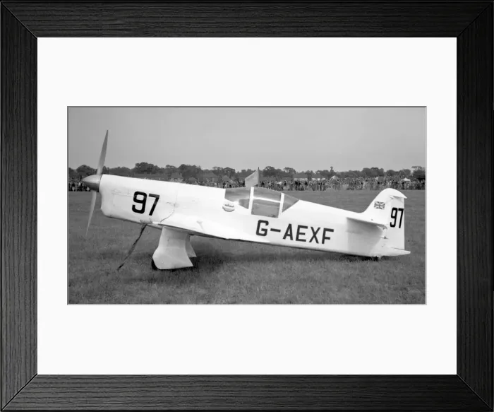 Framed Print : Percival E. 2H Mew Gull G-AEXF Framed Print : Percival E. 2H Mew Gull G-AEXF