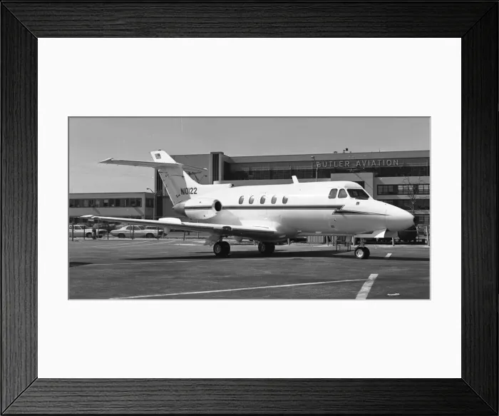 Framed Print : Hawker Siddeley HS-125-1A N10122 Framed Print : Hawker Siddeley HS-125-1A N10122