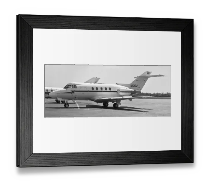 Framed Print : Hawker Siddeley HS-125-1A N10122 Framed Print : Hawker Siddeley HS-125-1A N10122