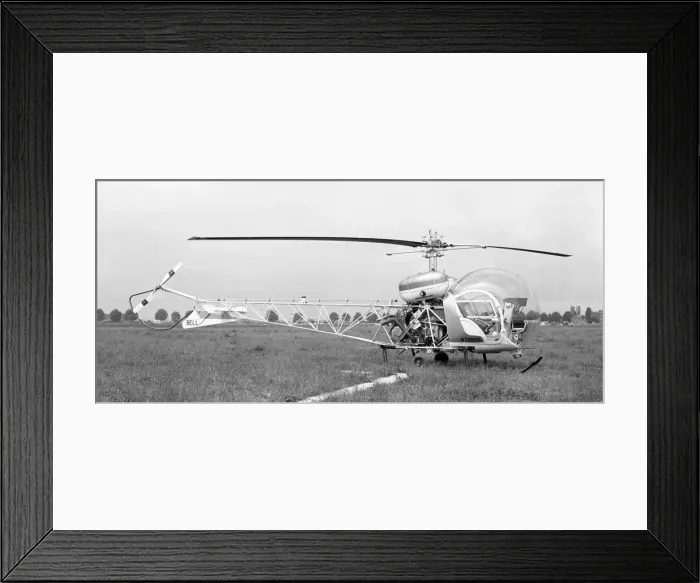 Framed Print : Bell 47G-3B-1 N73955 Framed Print : Bell 47G-3B-1 N73955