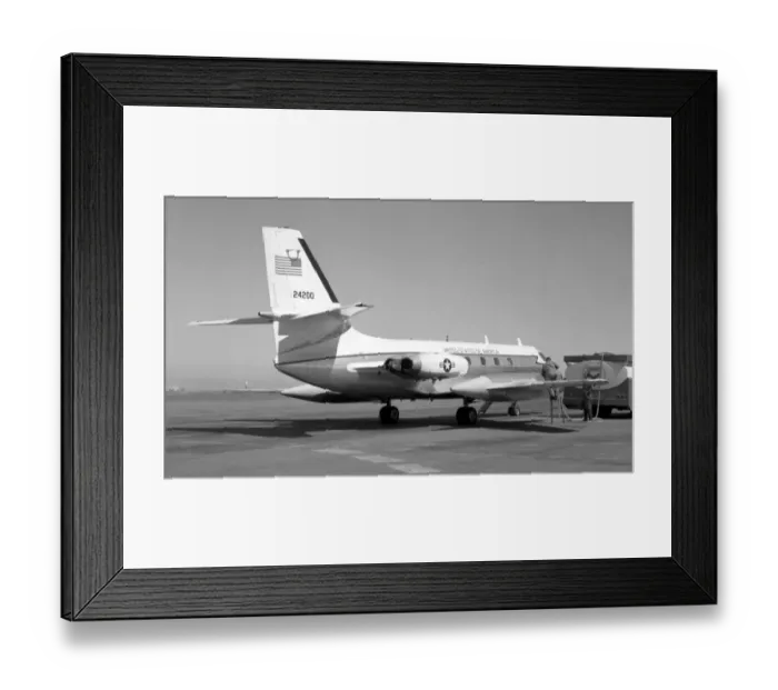 Framed Print : Lockheed VC-140B-LM JetStar 62-4200 Framed Print : Lockheed VC-140B-LM JetStar 62-4200