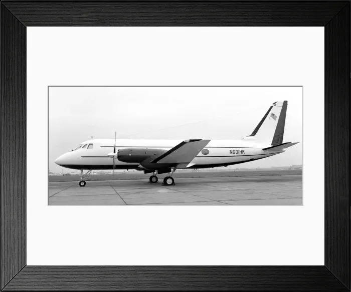 Framed Print : Grumman G. 159 Gulfstream I N601HK Framed Print : Grumman G. 159 Gulfstream I N601HK