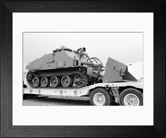 Framed Print : Combat Engineer Tractor Framed Print : Combat Engineer Tractor