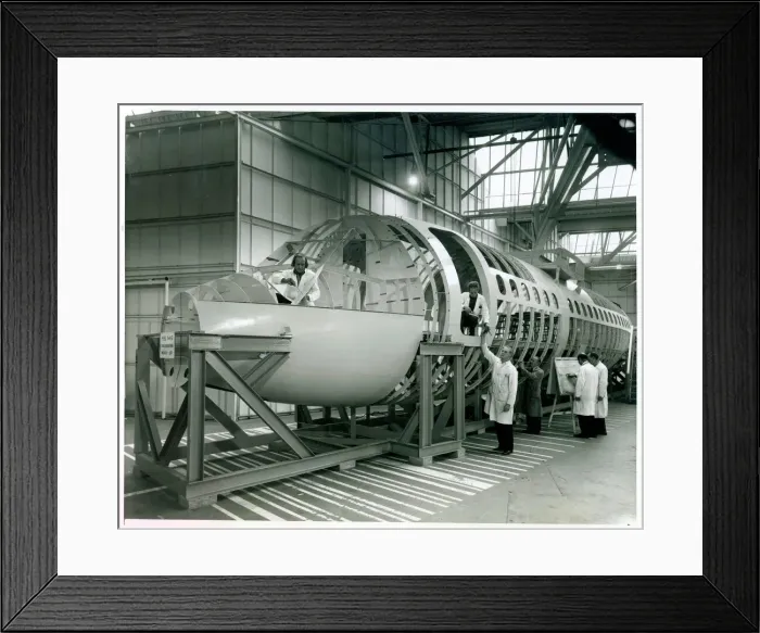Framed Print : Hawker Siddeley HS-146 engineering mock-up Framed Print : Hawker Siddeley HS-146 engineering mock-up