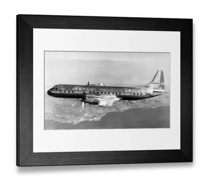Framed Print : Lockheed L-188A Electra N6101A Flagship New York Framed Print : Lockheed L-188A Electra N6101A Flagship New York