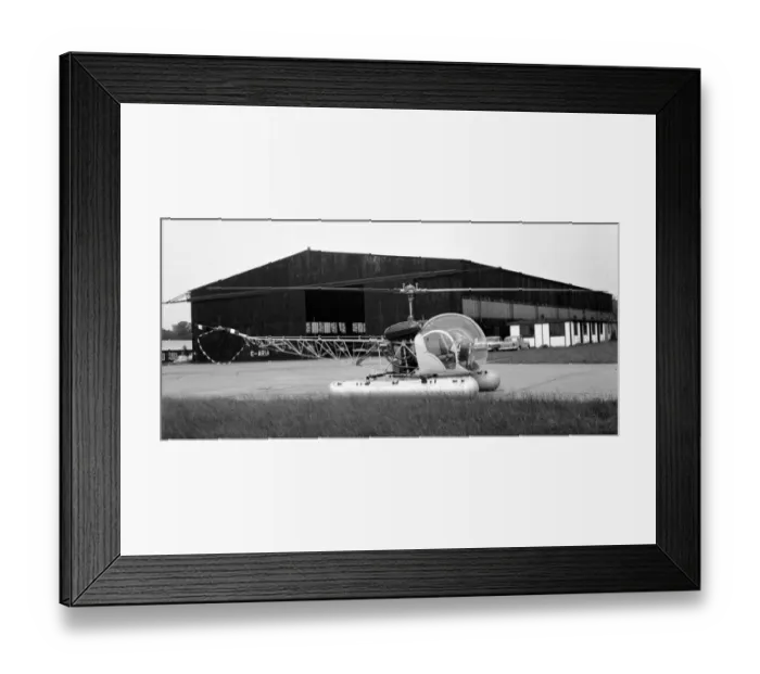 Framed Print : Bell 47G G-ARIA Framed Print : Bell 47G G-ARIA