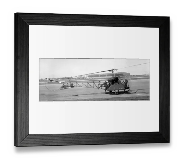 Framed Print : Bell 47G-2 CF-JPU Framed Print : Bell 47G-2 CF-JPU